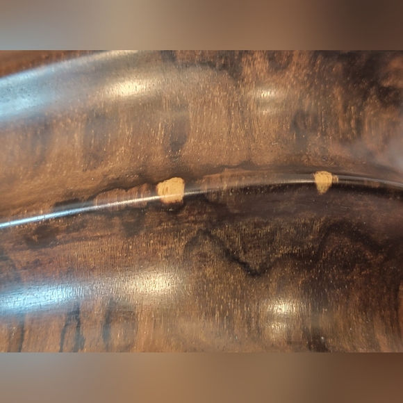 Vintage Wooden Clamshell Trinket/Jewelry Box - Picture 7 of 11